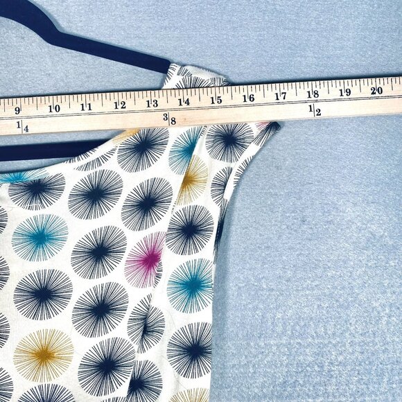 Effie’s Heart Dress Womens S Multicolor Cotton Blend Fit Flare Polka Dot - Picture 8 of 13